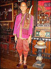 Man in Typical Khmer Clothes