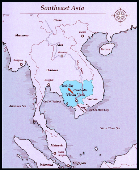 Cambodia Map