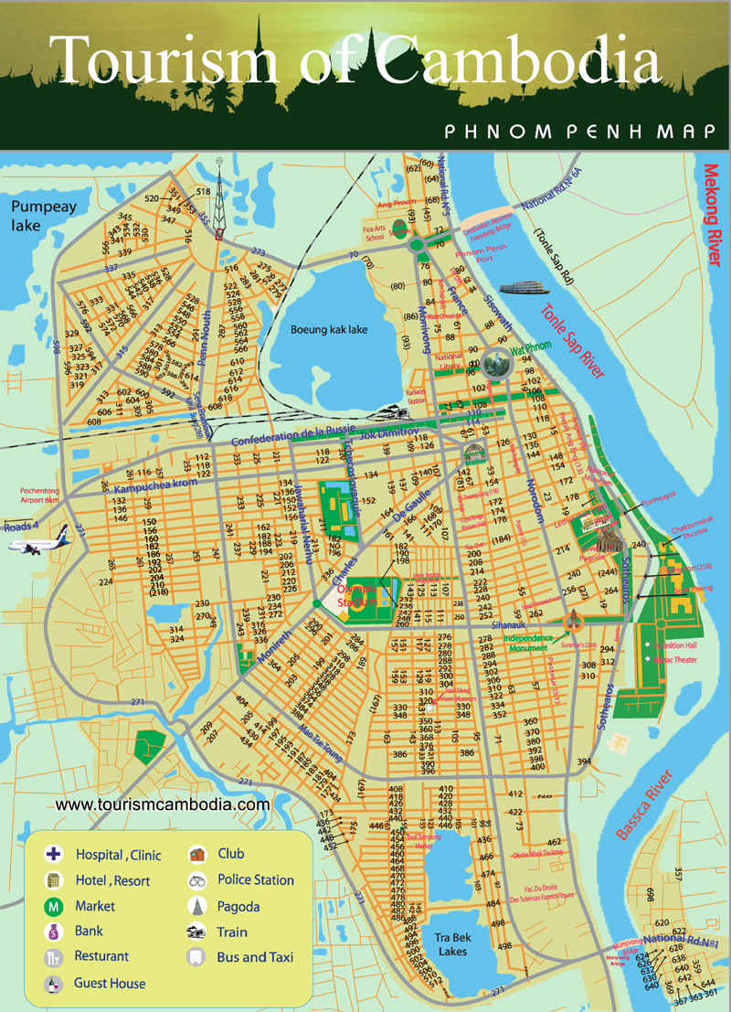 Phnom Penh Map