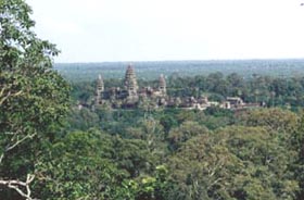 Angkor Wat view from Bakheng
