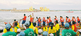 Water and Moon Festival and Boat Racing