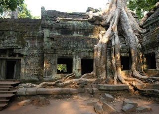 Temple ruins at Angkor Wat